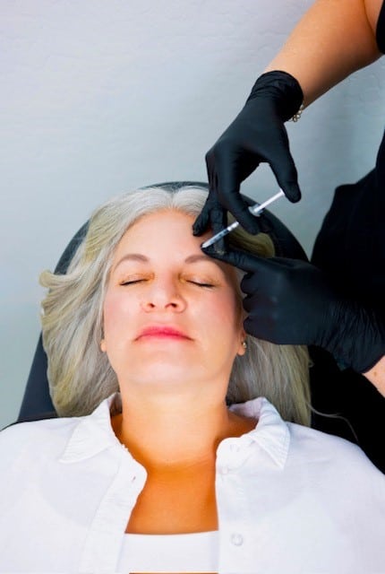 Dysport treatment consultation with Dr. Hall