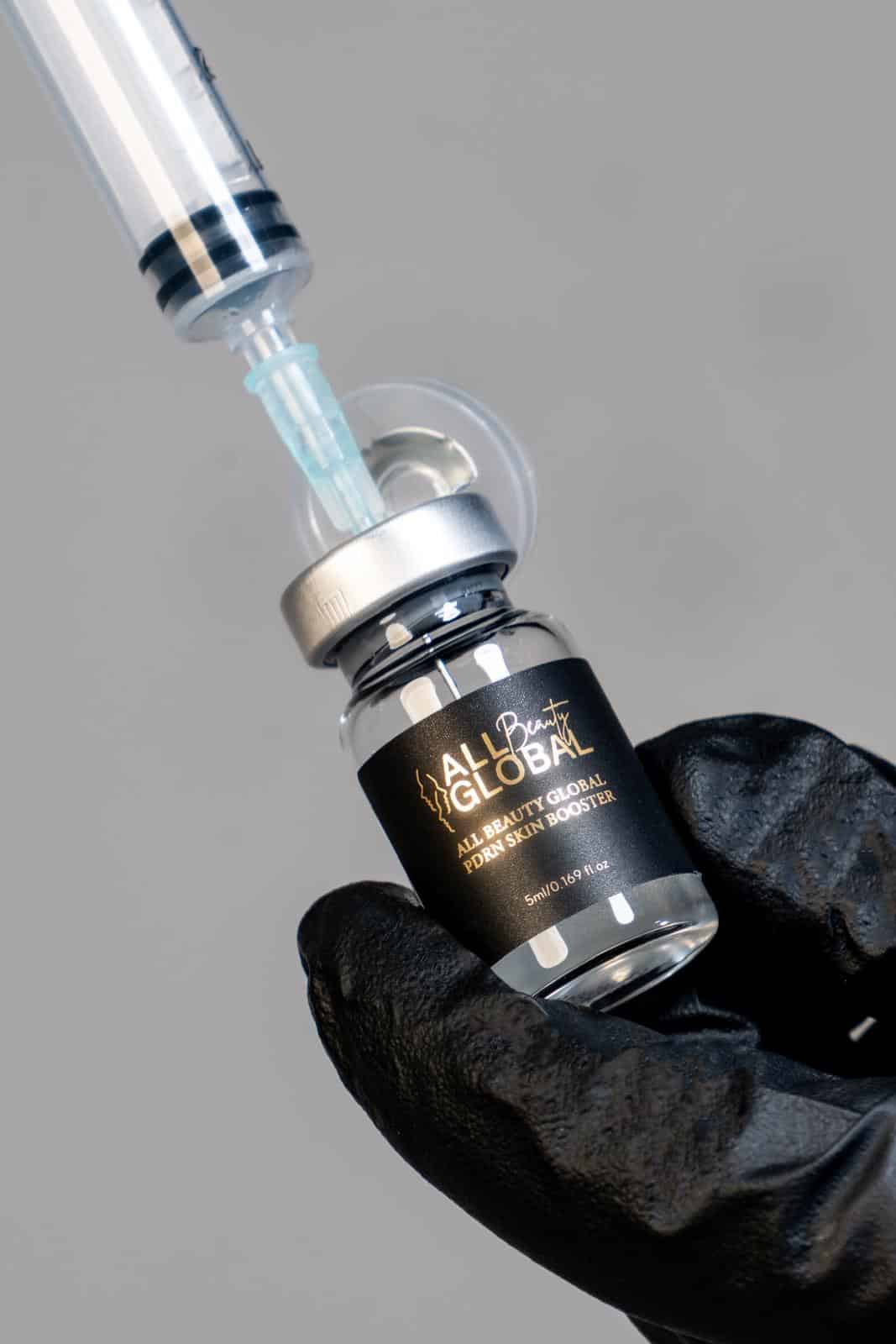 Potenciador de Piel PDRN de All Beauty Global con jeringa